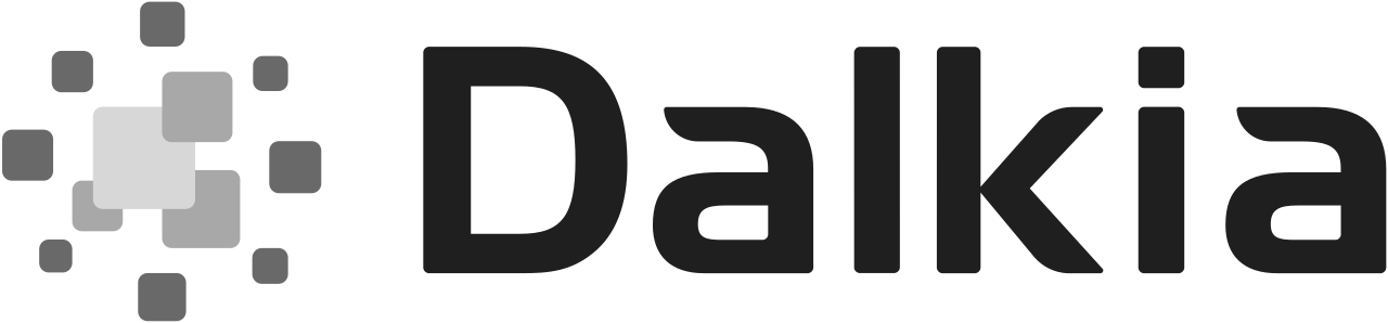 Dalkia logo noir et blanc