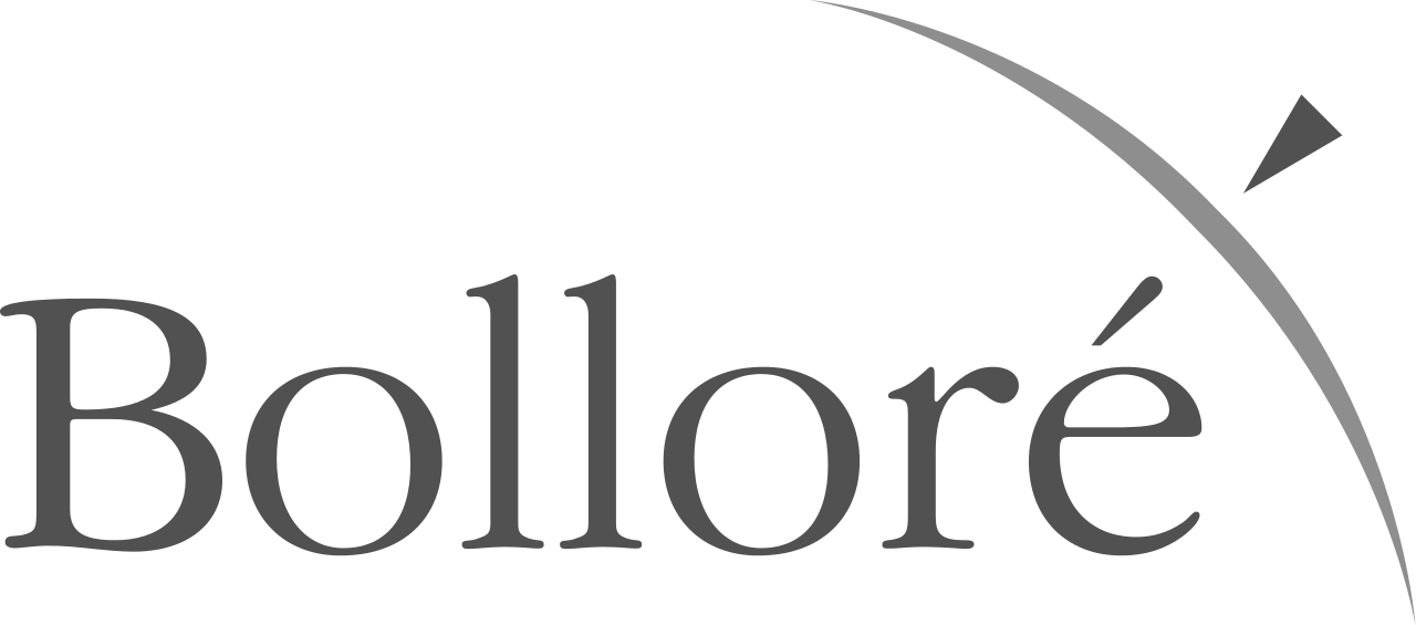 Bolloré black and white logo